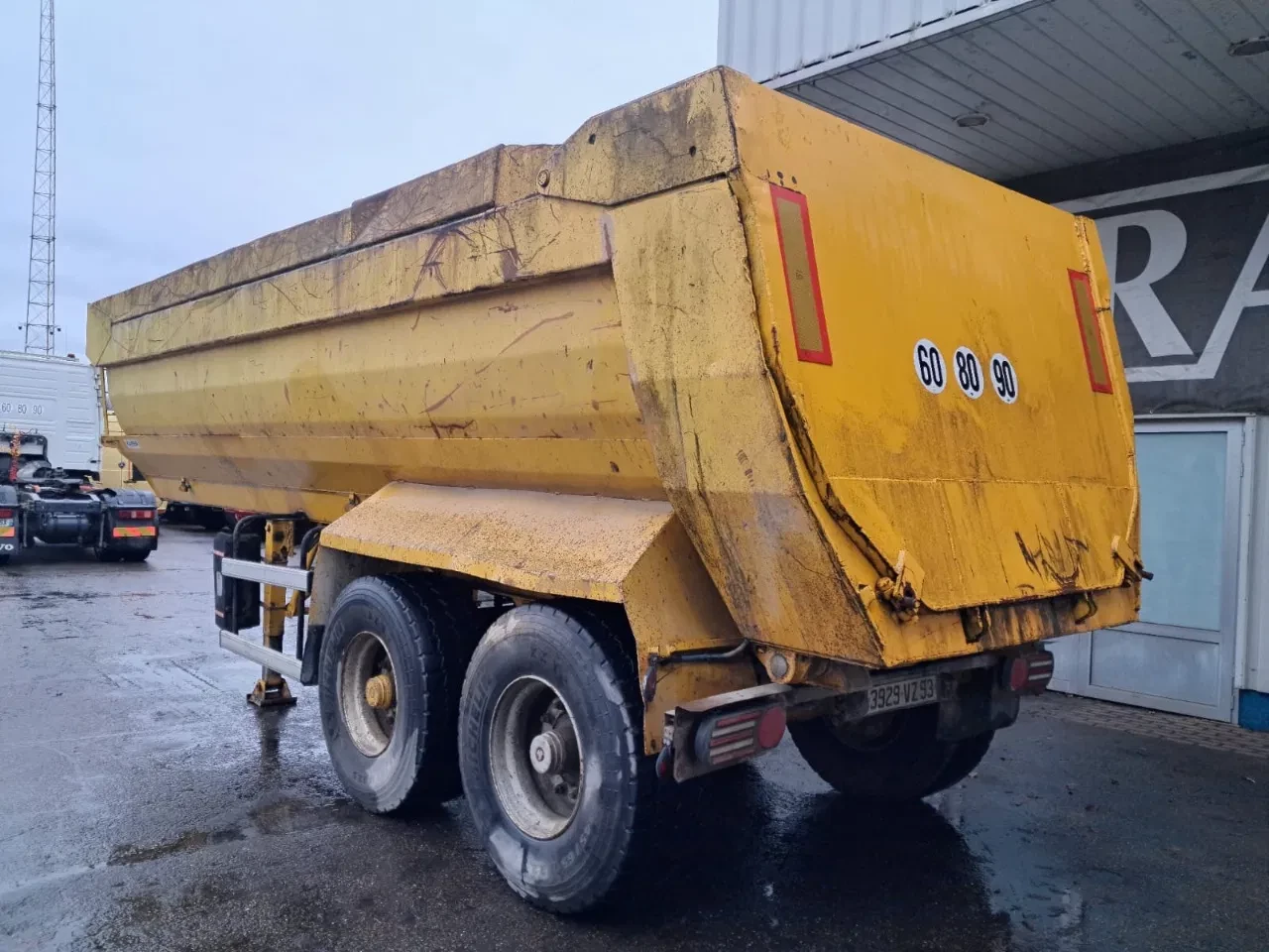 Kaiser 2000 - 2 axle , Steel tipper trailer , spring suspension , drum brakes afbeelding 4