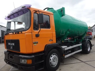MAN N/A 1998 - 18-264 6 cil manualpomp,toilet truck vacuum/ press afbeelding 14