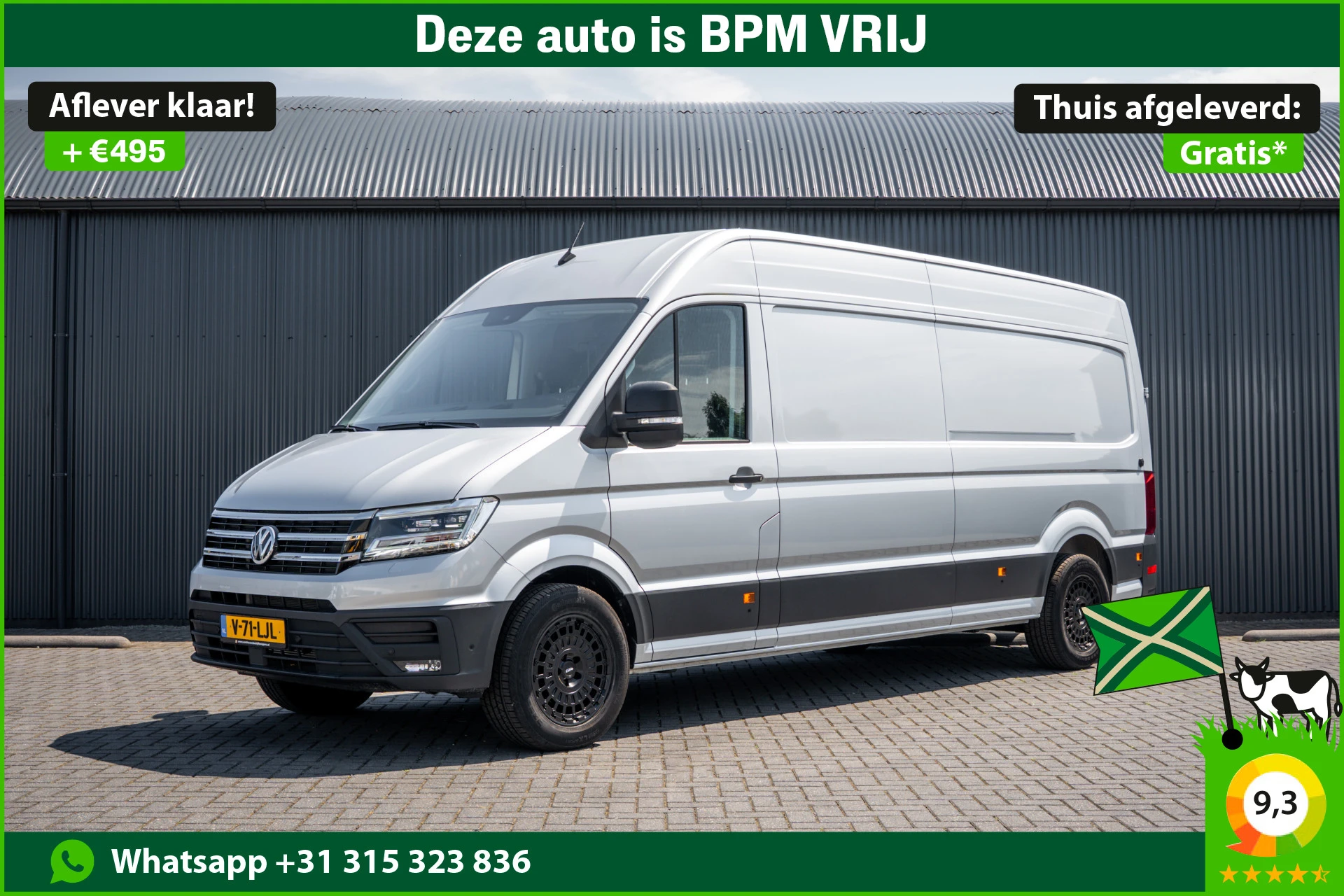 Volkswagen Crafter 2023 - 2.0 TDI L4H3 | 177 PK | Automaat | LED | Camera | Carplay | Cruise | PDC | Airco | Trekhaak afbeelding 1
