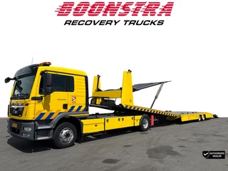 MAN TGM 2016 - 15.250 Falkom FAS 6000 Doppelstock Tijhof TA-12000 3 cars Winch afbeelding 2 miniatuur