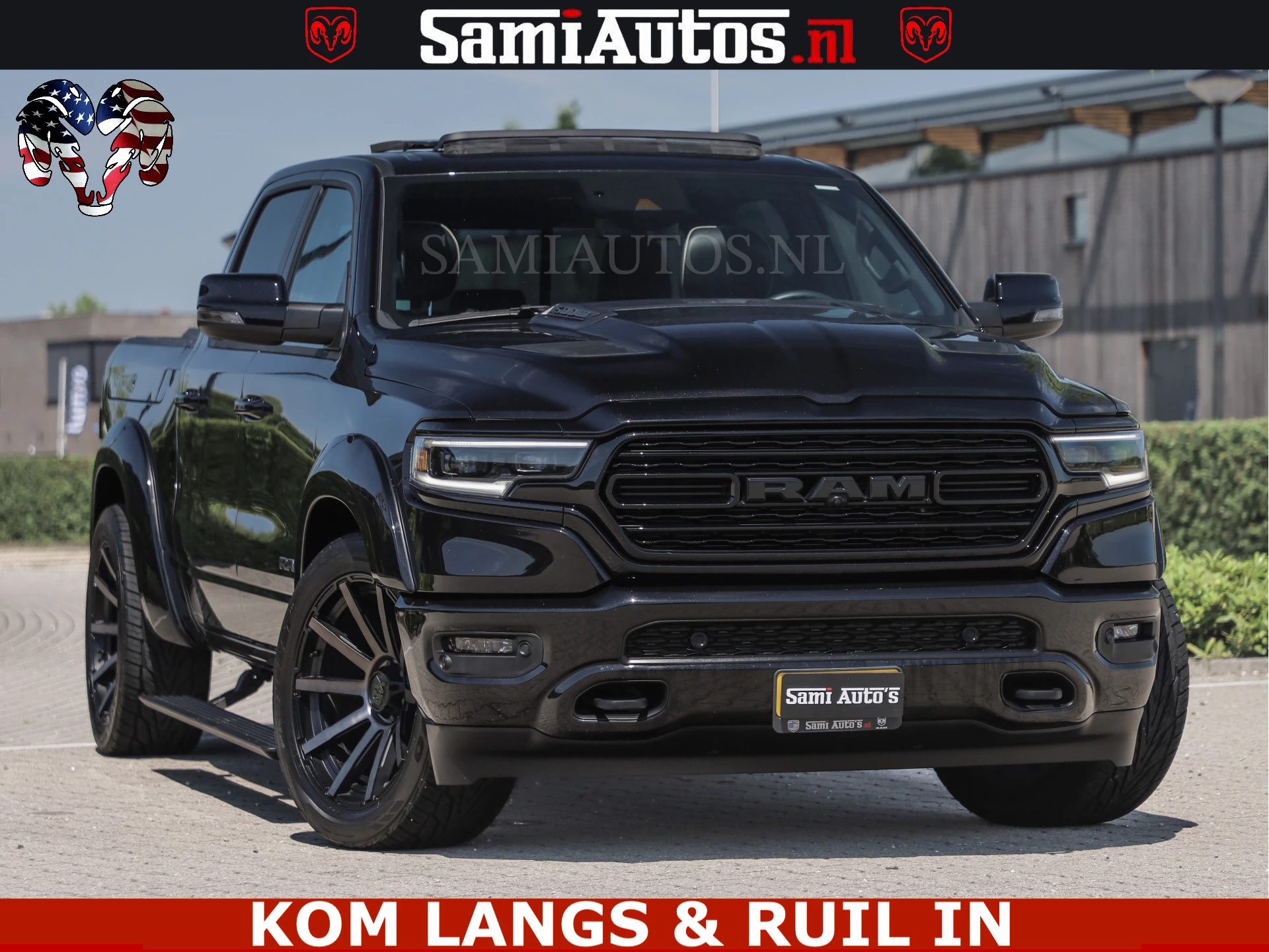 Dodge Ram Pick-Up 2024 - LIMITED HULK | 5.7 V8 402PK HEMI | RAM VOL | HUD | LUCHTVERING | PANO | MWK KLEP | DC | 5 PERS | afbeelding 3