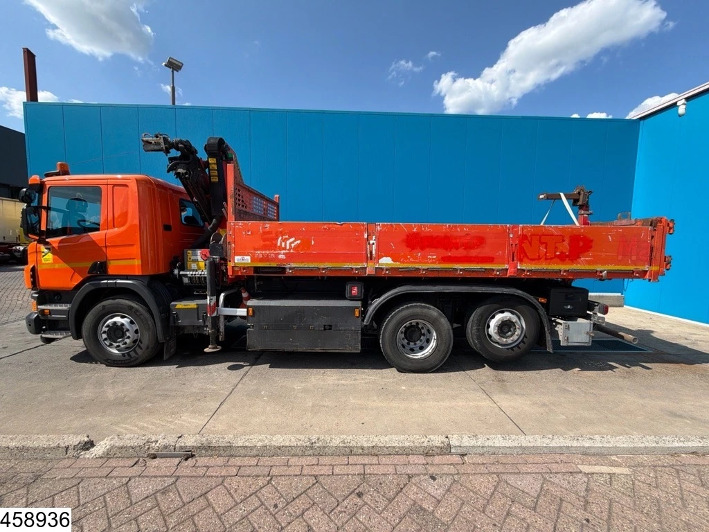 Scania P 2017 - 340 6x2, Euro 6, CNG, PTO, Palfinger, Remote afbeelding 15