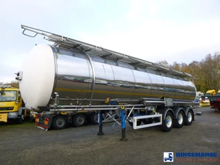 Feldbinder Chemical tank inox L4BH 37.5 m3 / 1 comp 2012 na prodej
