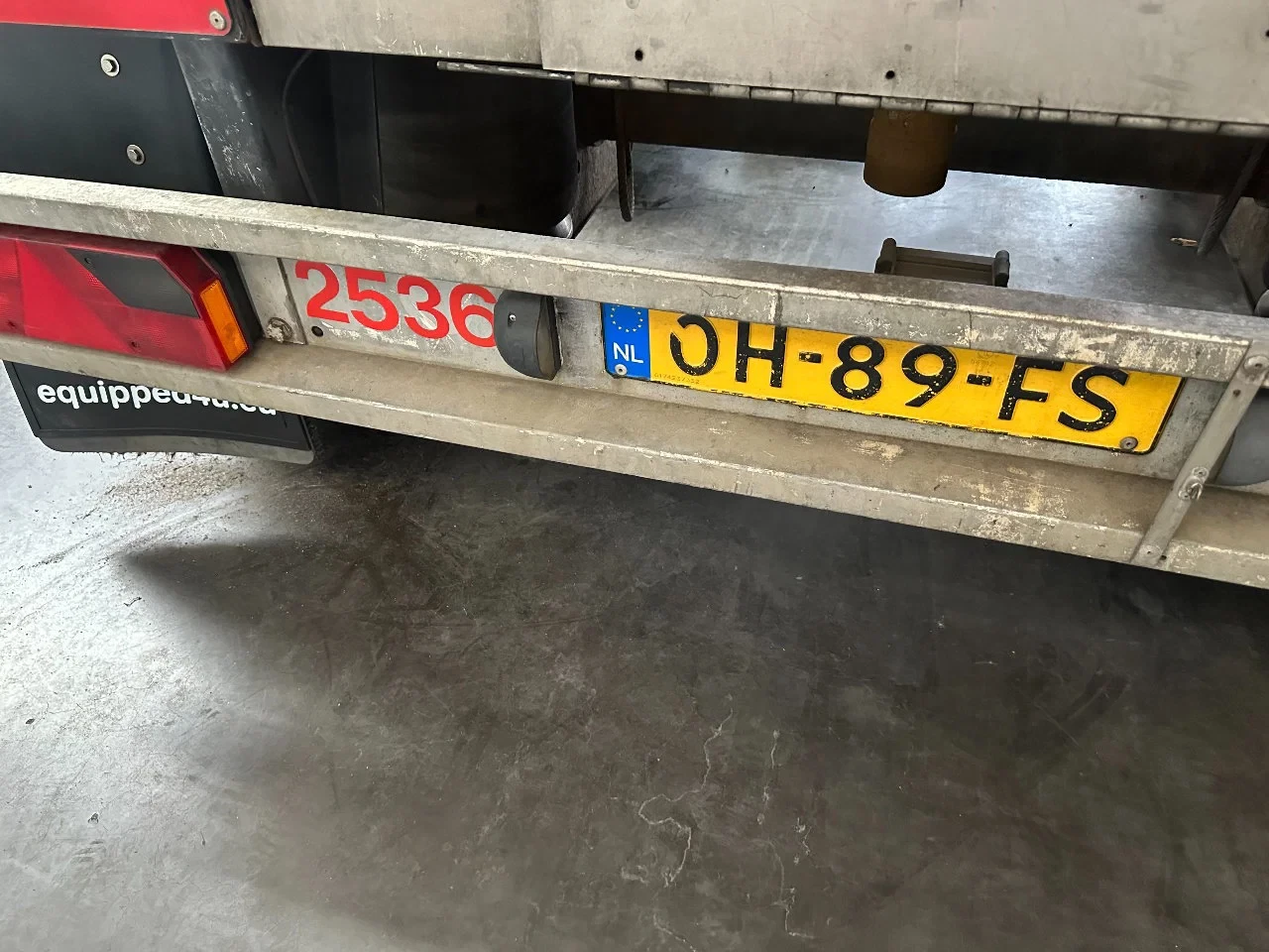 Van Hool 2003 - 20FT Tipping-chassis (20 degrees tipping angle, 24V operated) / ADR (EX/II, EX/III, FL, AT) / SAF discbrakes / 2 liftaxles / NL-chassis imagem 30