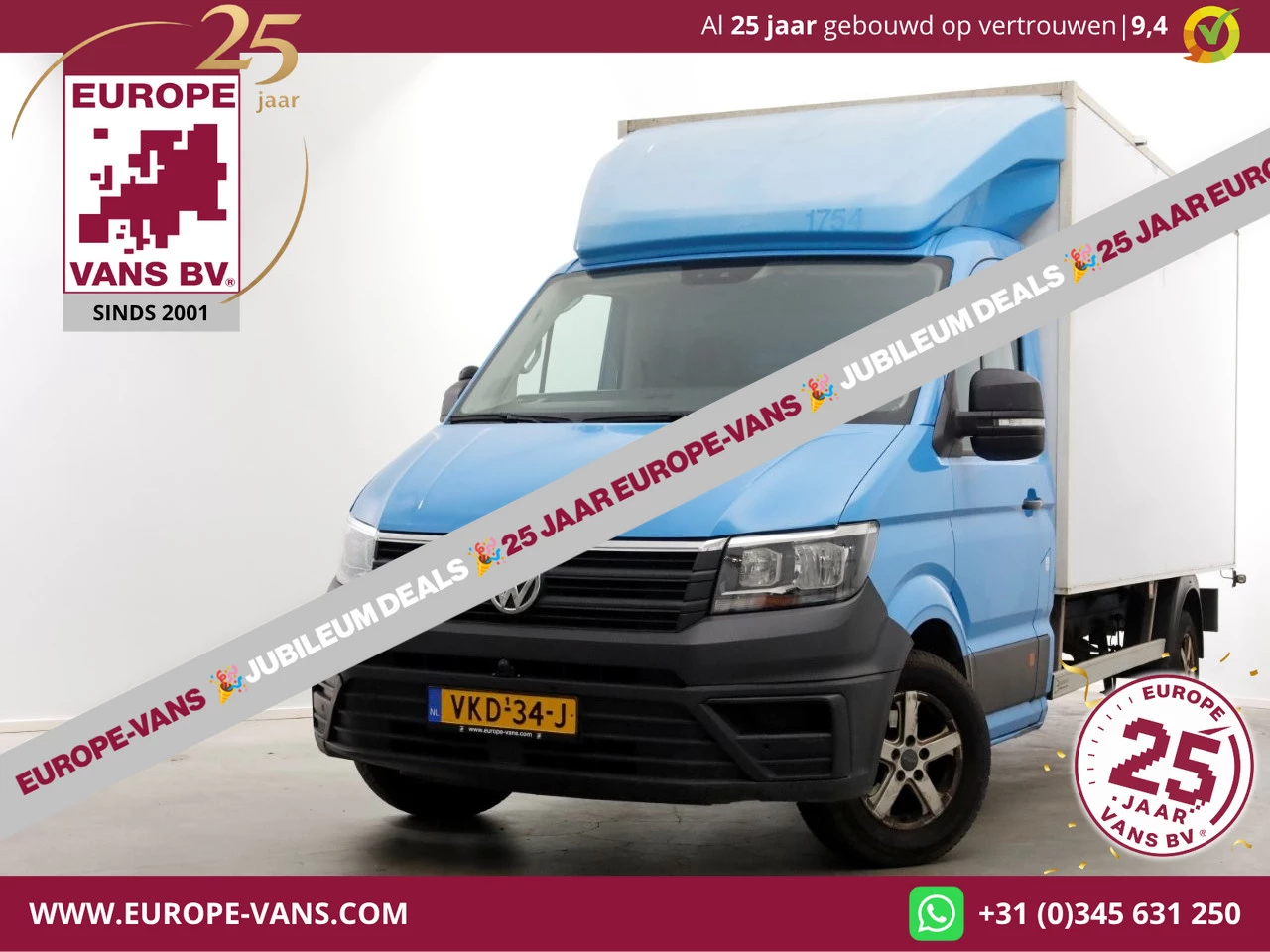 Volkswagen Crafter 2021 - 35 2.0 TDI E6 Bakwagen met achterdeuren 2-Persoons 04-2021 изображение 1