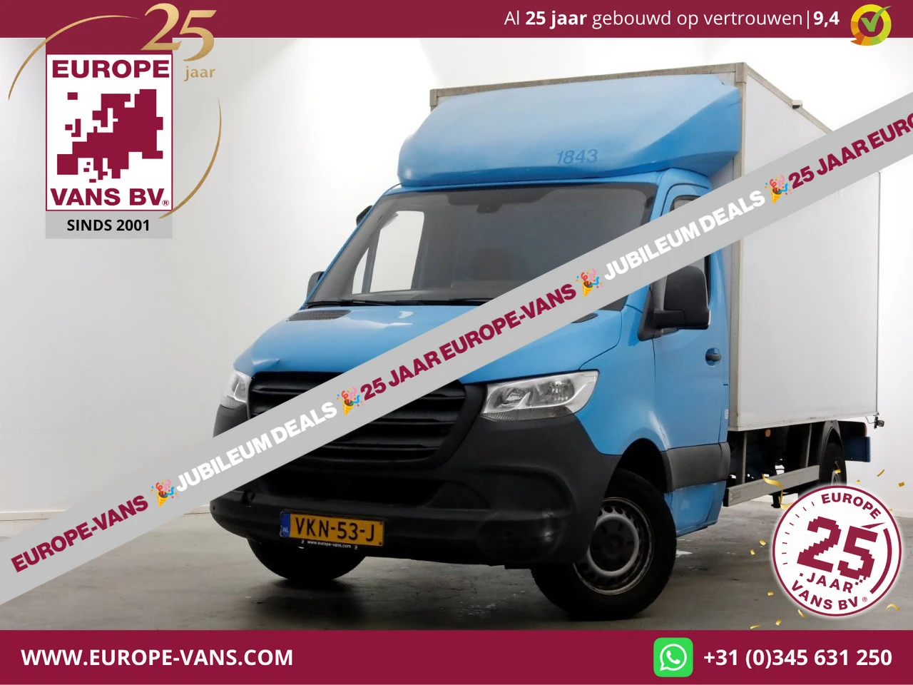 Mercedes-Benz Sprinter 2021 - 311 CDI 115pk E6 RWD Bakwagen met achterdeuren 2-Persoons 05-2021 afbeelding 1