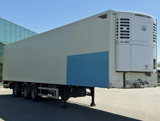 HTF HZP39 2004 - HEIWO THERMO KING SL200e LOW ENGINE HOURS TAIL LIFT DRUM BRAKES STEERING AXLE LIFT AXLE HOLLAND-TRAILER изображение 6