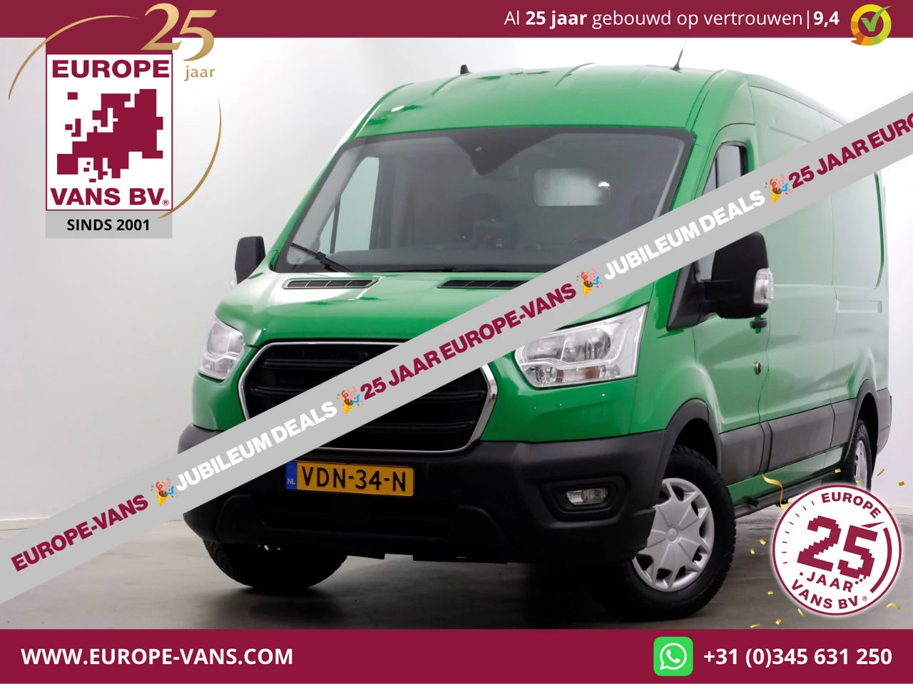 Ford Transit 2019 - 350 2.0 TDCI 130pk E6 RWD L3H2 Trend Airco/Camera/Trekhaak 2750kg 11-2019 immagine 1