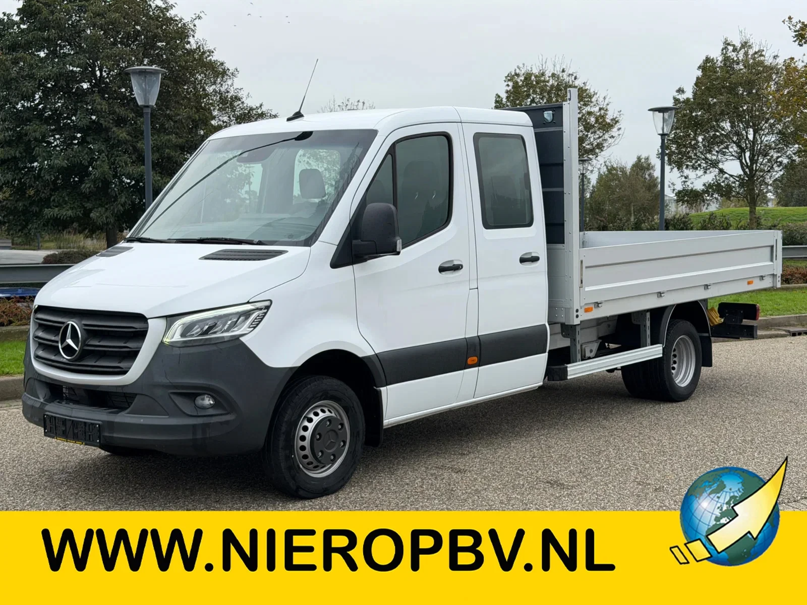 Mercedes-Benz Sprinter 2024 - 519CDI Dubbelcabine Openlaadbak Automaat Airco Cruisecontrol 3500KG Trekhaak imagen 1