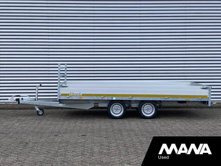 Eduard 4020 2024 - Plateau 3000kg 2as Tandem 400X200 cm Geremd afbeelding 2 miniatuur