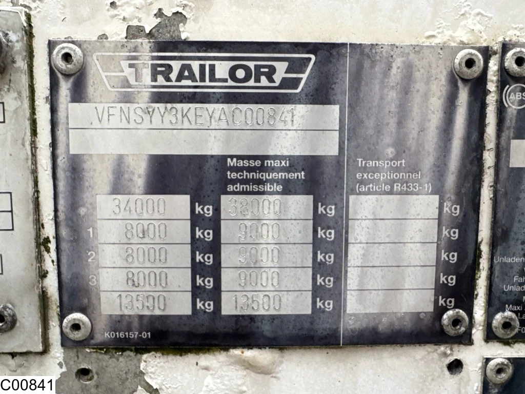 Trailor 2000 - Fuel ADR, 40119 Liter, 9 Comp afbeelding 4