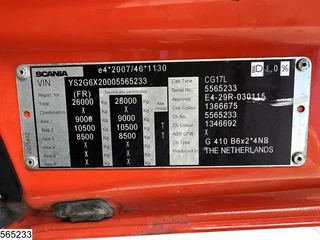Scania G 2020 - 410 EURO 6d, CNG, 6x2, Retarder, Hiab image 7