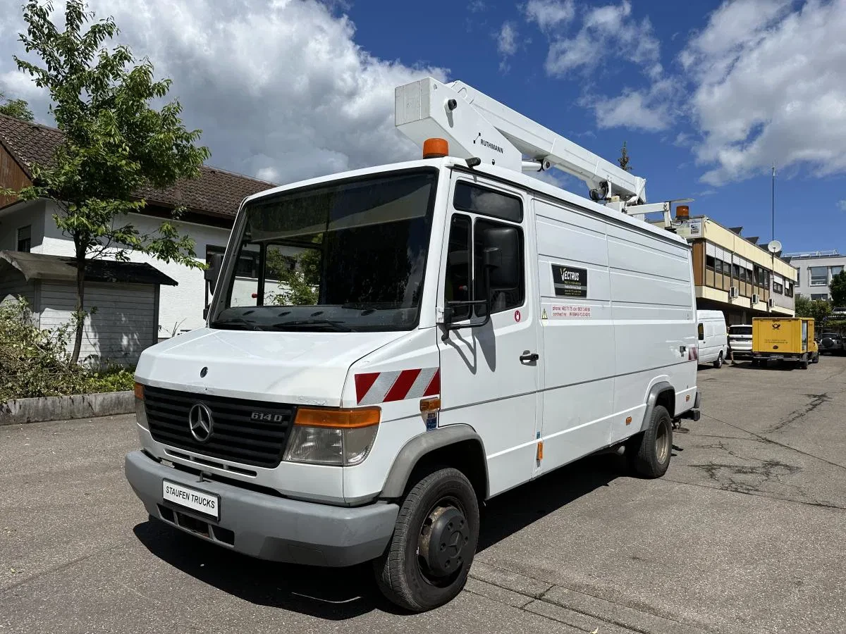 Mercedes-Benz Vario 614 2005 - D-KA, RUTHMANN K130 Hubsteiger 13 m, TÜV neu! afbeelding 2