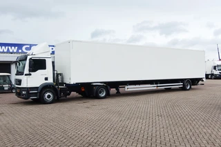 MAN TGM 2019 - 15.290 Trekker + Heiwo city trailer geisoleerd + klep DHollandia 2000kg obrazek 11