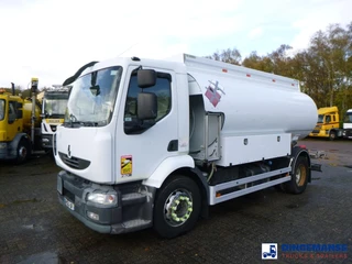 Renault 4 2014 - Midlum 270.18 4x2 fuel tank 13.3 m3 / 4 comp à vendre