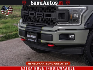 Ford F-150 2018 - 5.0 V8 4X4 | MAT OLIVE GREEN | BIJTELLING VRIJ | ZEER DIK | CAMERA | 3500KG | PANORAMA | LEDER | GO RHINO ROLLBAR | afbeelding 57