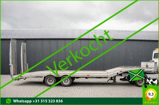 Veldhuizen P47-2 | Oplegger | Kuip | Dieplader | Max Mas. 10T | Elektrische lier | Oprijplaten 2019 na prodej