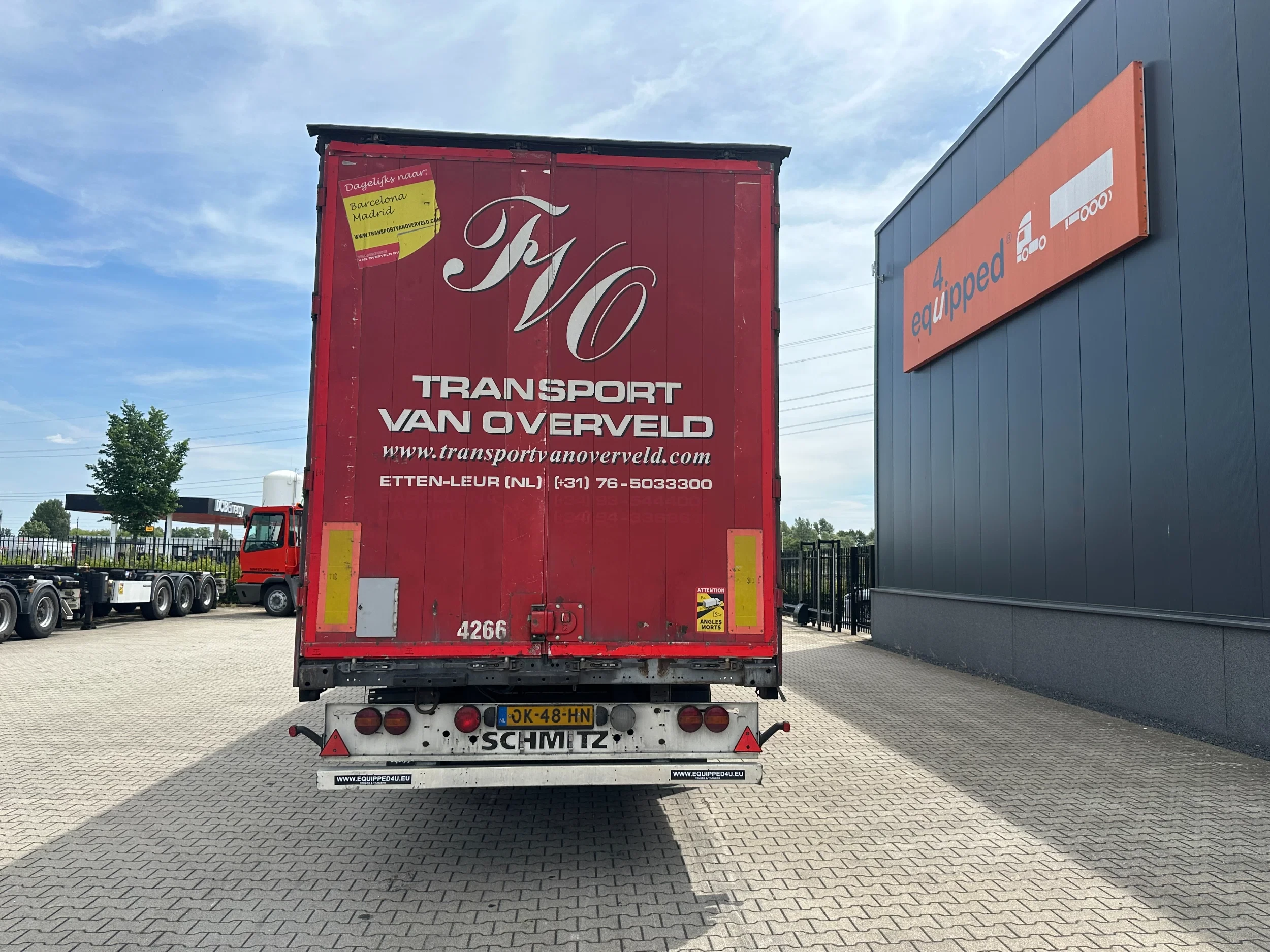 Schmitz Cargobull 2008 - Bordwände / SAF + Scheibebremsen / 2x Liftachse / galvanisiert / Innenhöhe: 2.80m / NL-Auflieger, 2x vorhanden afbeelding 4
