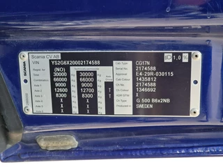Scania G 2020 - G500 6x2 - Tipper + Palfinger epsilon M110L - Retarder - HUB reduction - Full air immagine 25