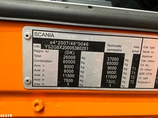 Scania G 2015 - 450 Euro 6 HMF 60 Tonmeter laadkraan + Fly-Jib obrazek 26