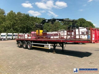 Fruehauf 3-axle platform trailer + Atlas 3008 crane 2003 imagen 2 miniatura