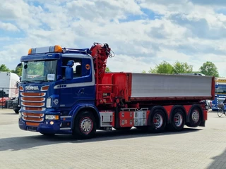 Scania R 2013 - R560 V8 8x4*4 - HIAB 244 K5 Crane / Kran / Grua with remote - Steering axle - Full air obrazek 26