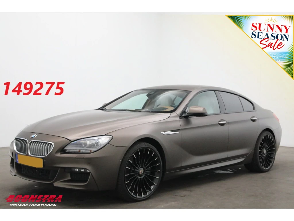 BMW 6 Serie 2014 - Gran Coupé 650xi M-Sport H/K 360° Memory LRHZ SHZ 134.377 km! afbeelding 1