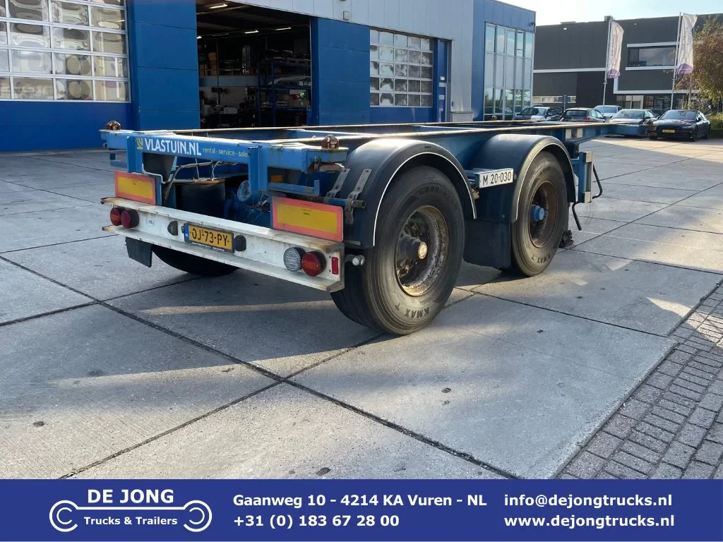 LAG O-2-32 01 2007 - 20 FT / Container chassis / BPW + Drum afbeelding 1