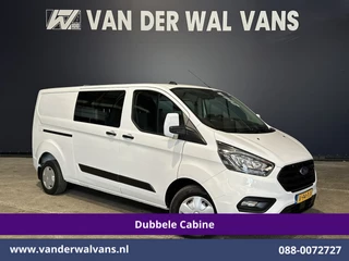 Ford Transit Custom 2021 - 2.0 TDCI 130pk L2H1 Dubbele Cabine Euro6 Airco | 5-Zits | Navigatie | Apple Carplay | LED | Cruisecontrol image 1