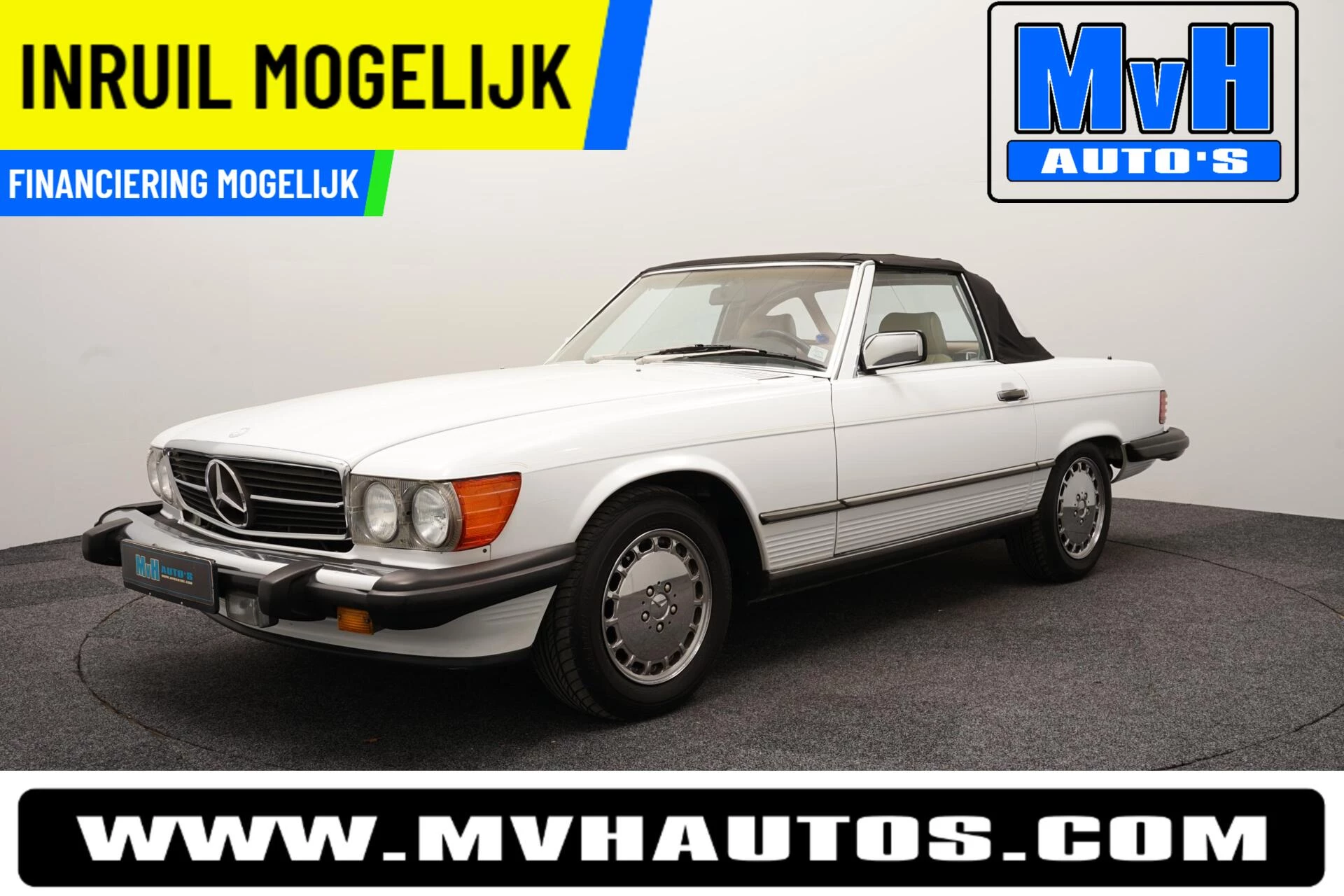 Mercedes-Benz SL 1987 - 560 SL|Roestvrij-Californische klassieker afbeelding 1