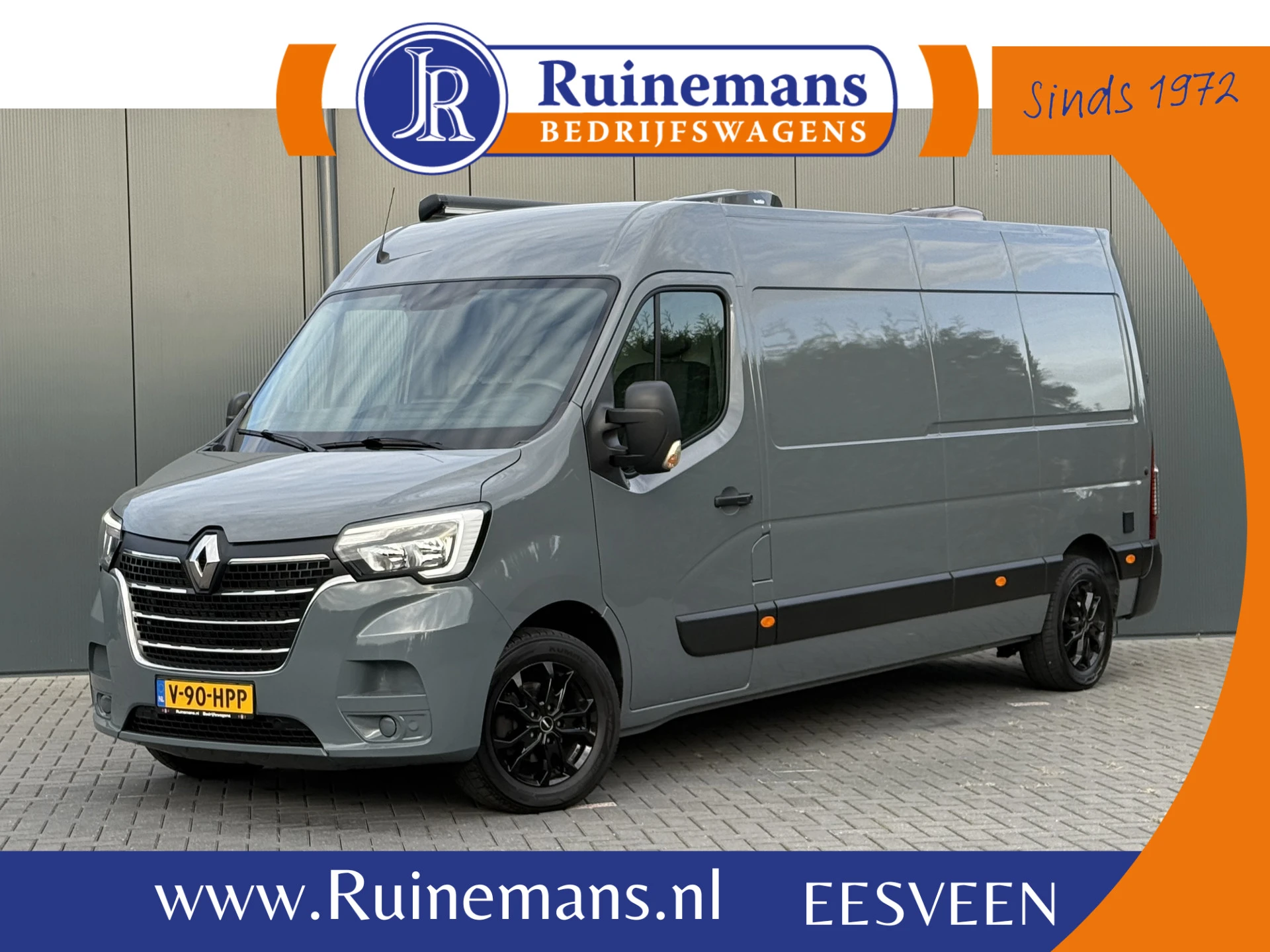 Renault Master 2021 - T35 2.3 dCi 180 PK AUTOMAAT / L3H2 / CAMPER / BPM VRIJ GRIJS KENTEKEN / ZONNEPANEEL / THULE LUIFEL + TENT / VENTILATIE / CAMERA / TREKHAAK afbeelding 1