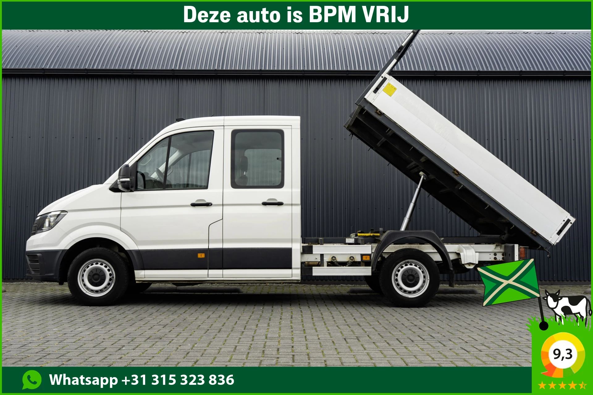 Volkswagen Crafter 2018 - 35 2.0 TDI | Kipper | DC | 6-Zits | Cruise | Airco | Euro 6 obrázek 1