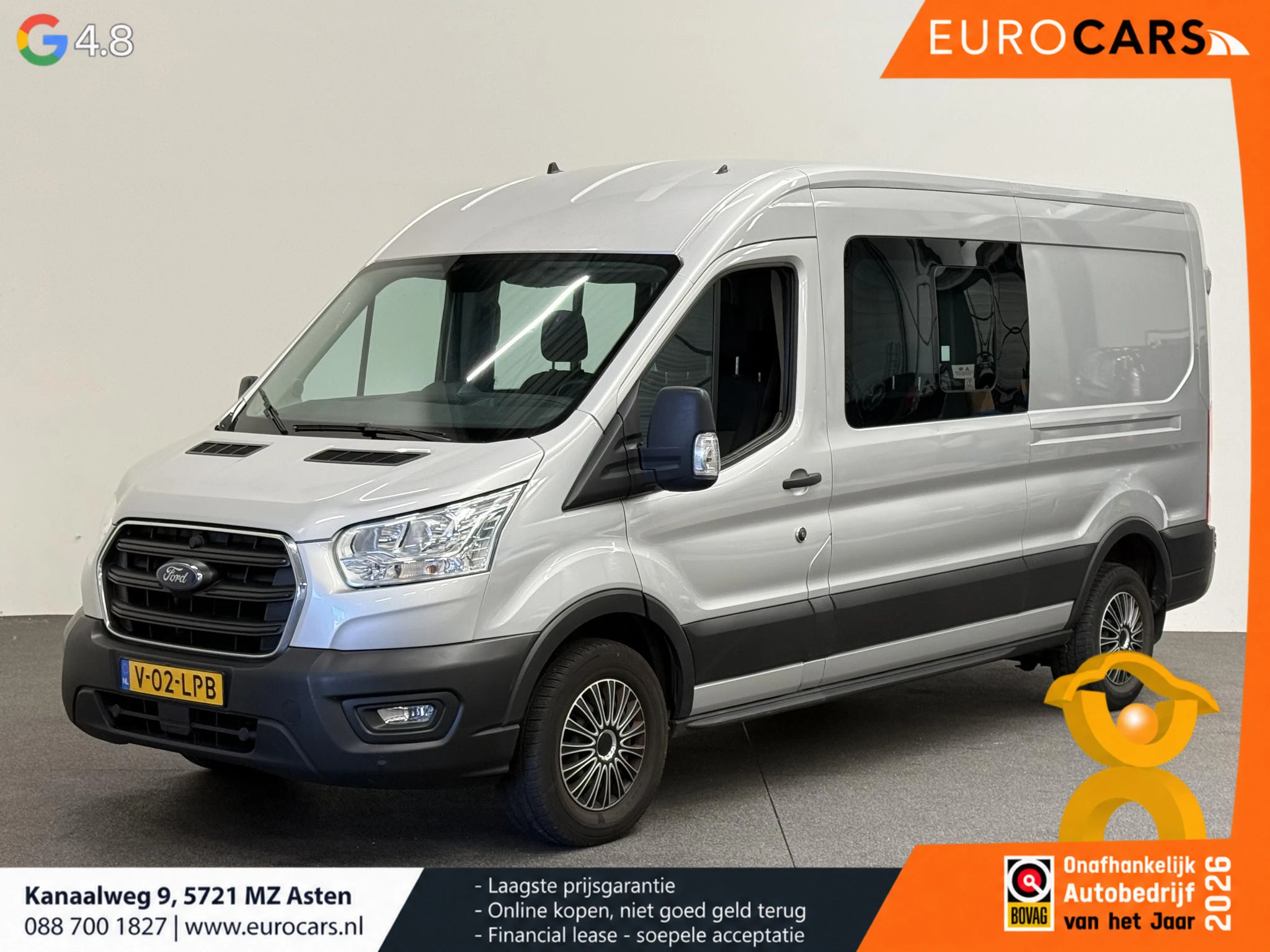 Ford Transit 2021 - 350 2.0 TDCI L3H2 Dubbele Cabine Trend afbeelding 1