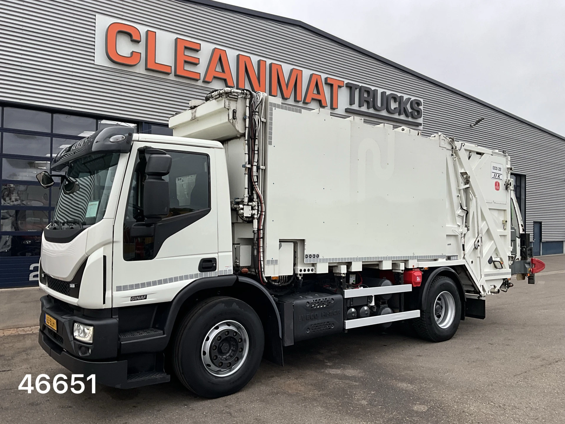 Ginaf C6 2120N VDK 15m³ 2 compartimenten opbouw Just 79.326 km! 2018 image 1