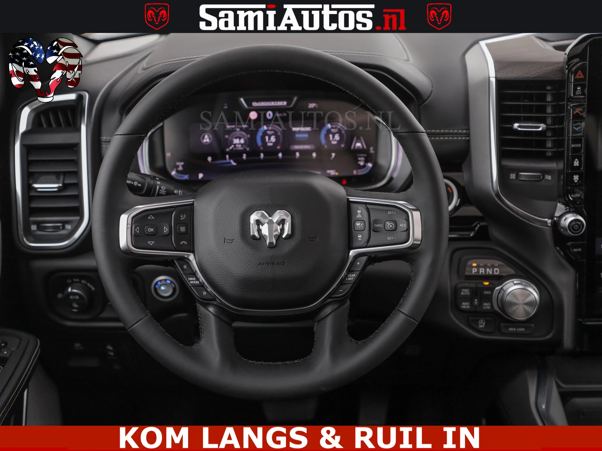 Dodge Ram Pick-Up 2024 - HUD | 420PK | LUCHTVERING | PANO | PASSAGIERSSCHERM | BOM EN BOM VOL | imagen 26