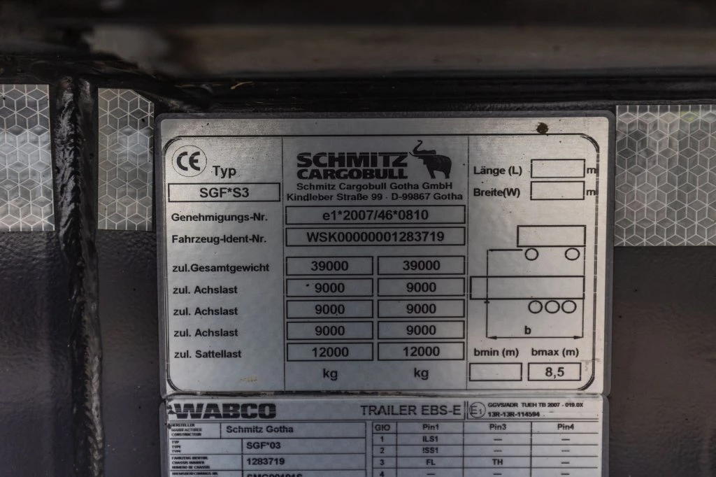 Schmitz Cargobull 2014 - SGF-S3-GEISOLEERD Bild 12