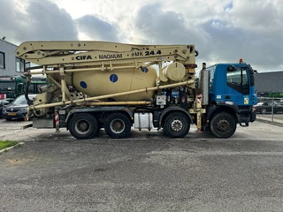 Iveco EuroTrakker 2008 - 410 8X4 CIFA PUMP 24M + MIXER FULL STEEL + REMOTE CONTROL image 12