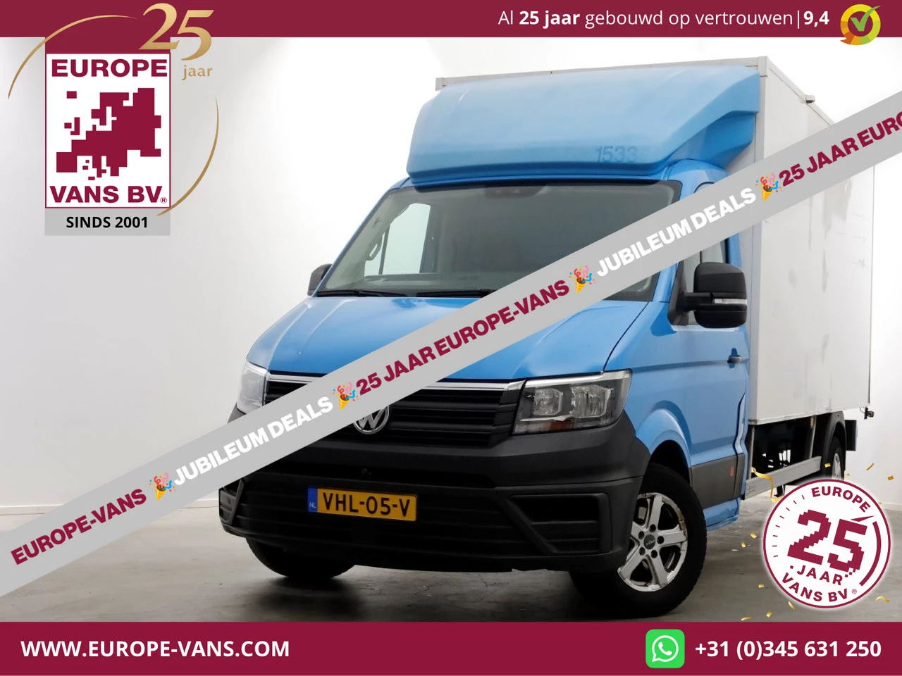 Volkswagen Crafter 2020 - 35 2.0 TDI E6 Bakwagen met achterdeuren 2-Persoons 11-2020 image 1