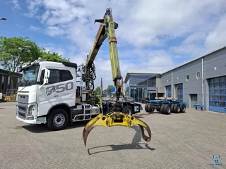 Volvo FH 2016 - 16.750 / LOGGING TRUCK / 6X4 / VEB+ / RETARDER / 2XBIG AXLE / FRIEDERICH 281SL / 9 METER / 596187 KM / 3AXLE DOLLY / 9TON BPW AXLES / AUTOMATIC / EURO-6 / 2016 te koop