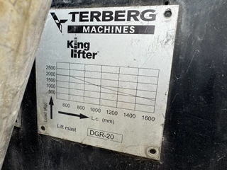 Terberg TKL 3X3 M 2010 - 2000 KG KINGLIFTER 3,6 METER HEIGH CE MARK bild 8
