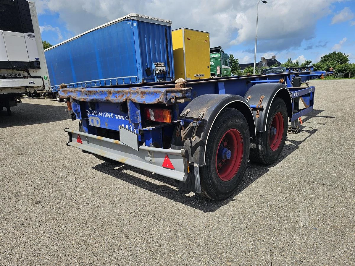 MKF METALLBAU CS 20 -20 FOOT- CONTAINER CHASSIS -HEAVY DUTY- BPW DRUM -STEEL SUSPENSION- GOOD QUALITY. 2006 obrázek 2