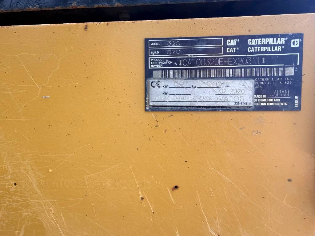 Cat 2020 - 320 07C | NEW UNDERCARRIAGE immagine 20