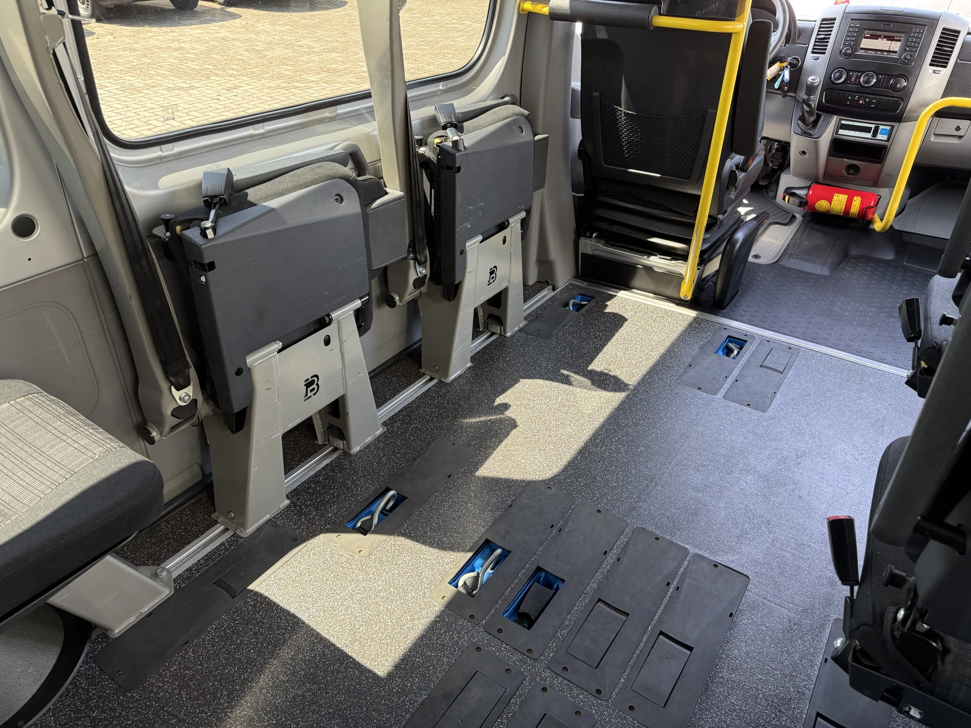 Mercedes-Benz Sprinter 2018 - 314 CDI AUTOMAAT EURO 6 / FLEXI-TRANS ROLSTOELBUS + LIFT / L2H2 / 9 PERSOONS / CAMERA / AIRCO / PRIJS INCL BTW EN BPM obrázek 12