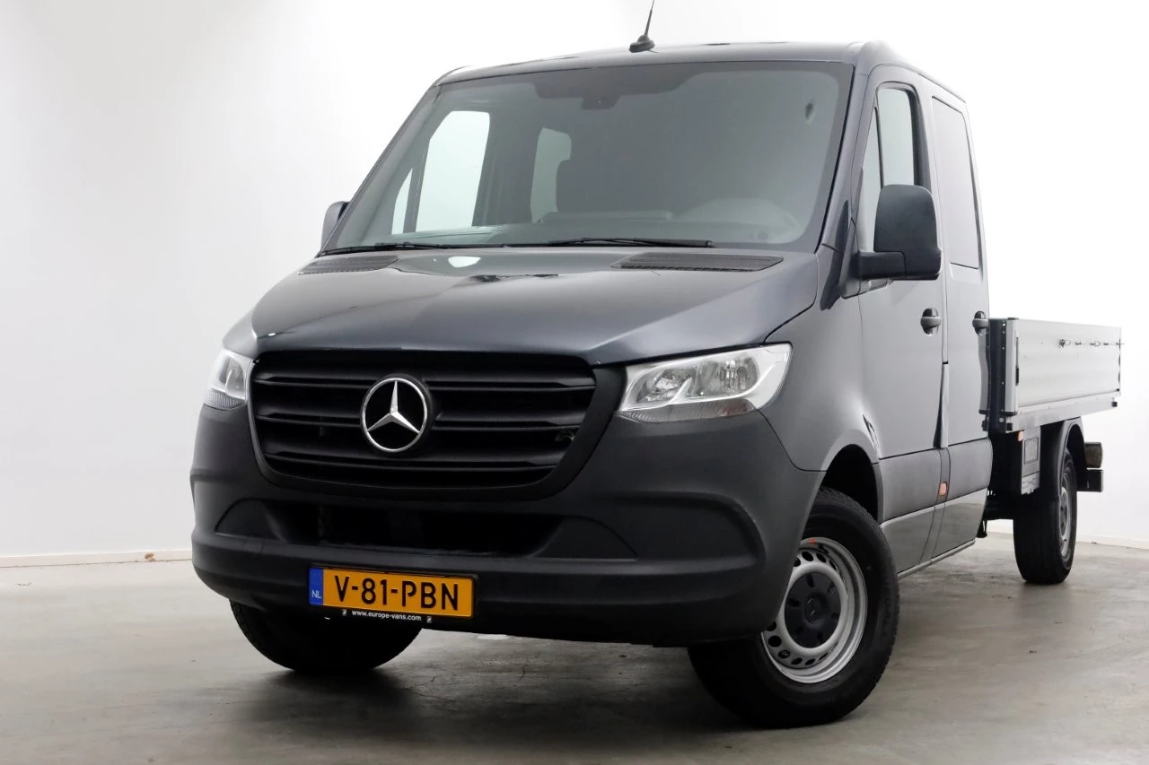 Mercedes-Benz Sprinter 2023 - 317 CDI 170pk 9G Automaat D.C. Open Laadbak Trekhaak 3500kg 02-2023 afbeelding 1