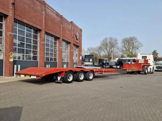 Van Hool SZ-302 1978 - Low loader - 3 axle - Ramps - Extendable - Steel suspension afbeelding 17
