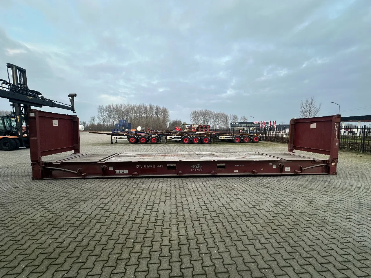 CIMC 2008 - 40FT FLATRACK FLUSH FOLDING / 10x available afbeelding 3