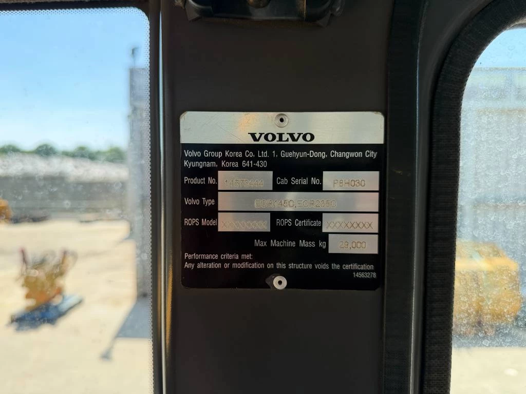 Volvo 2010 - ECR145CL VA obrázek 38