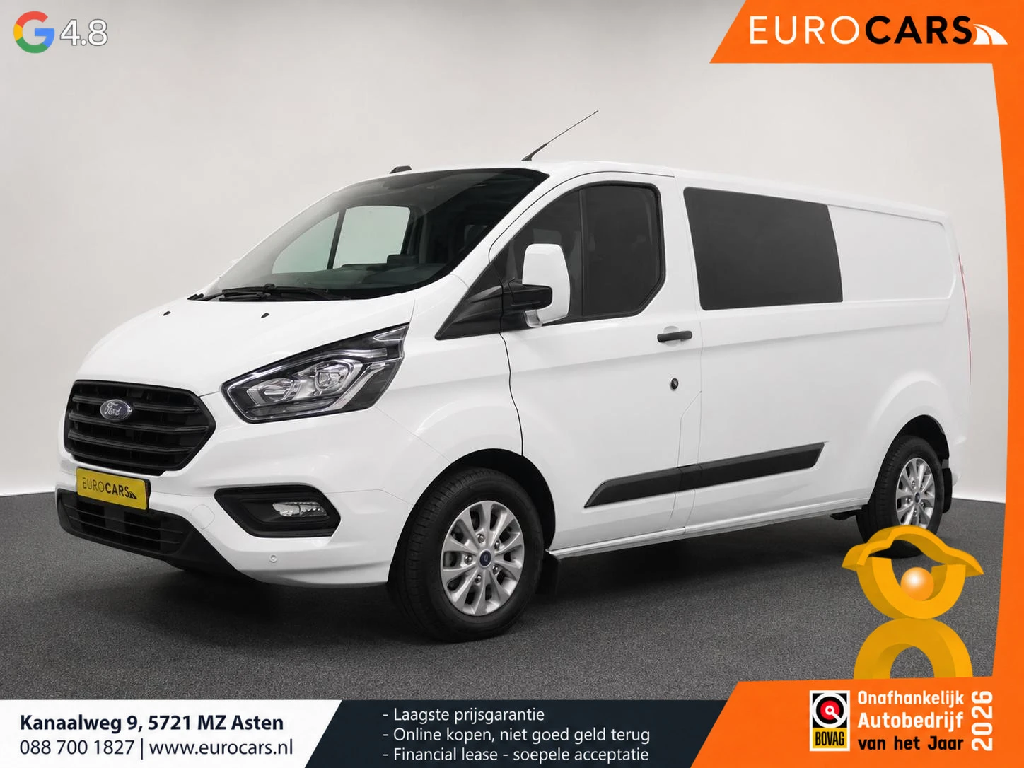 Ford Transit Custom 2022 - 300 2.0 TDCI L2H1 Trend Dubbele Cabine afbeelding 1