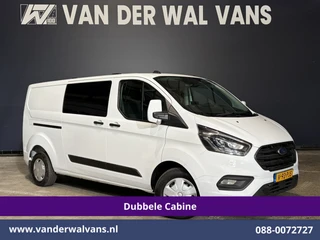 Ford Transit Custom 2022 - 2.0 TDCI 131pk L2H1 Dubbele Cabine Euro6 Airco | 5-Zits | Xenon | Navigatie | Cruisecontrol | LED | 2800kg Trekhaak afbeelding 1 miniatuur
