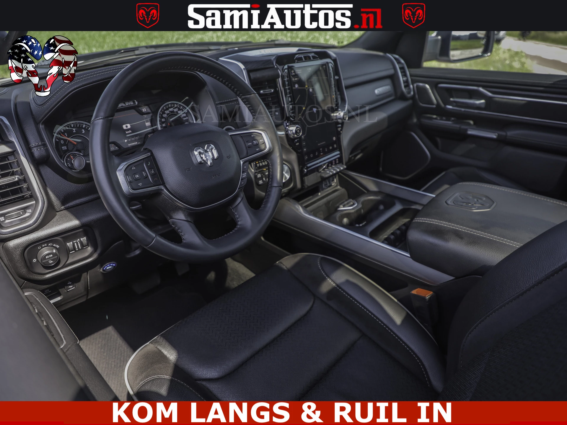 Dodge Ram Pick-Up 2024 - SPORT V8 5.7 402PK | Krachtige Hemi | Panorama Dak | 12' Scherm image 4